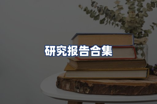 研究报告合集